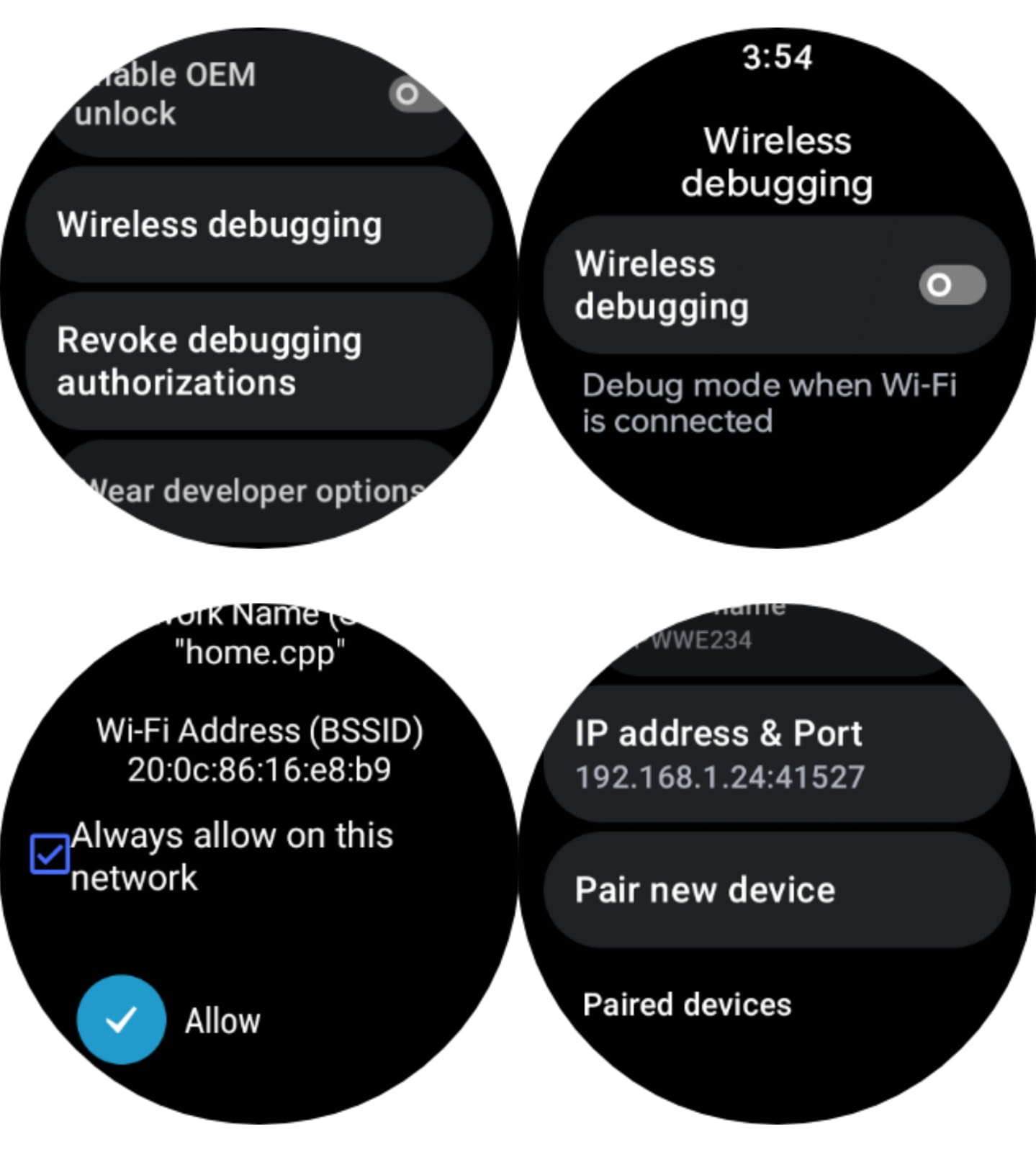 How to Sideload APK on WearOS Watch: Samsung, OnePlus, Google 3 turn on Wireless Debugging on your watch
