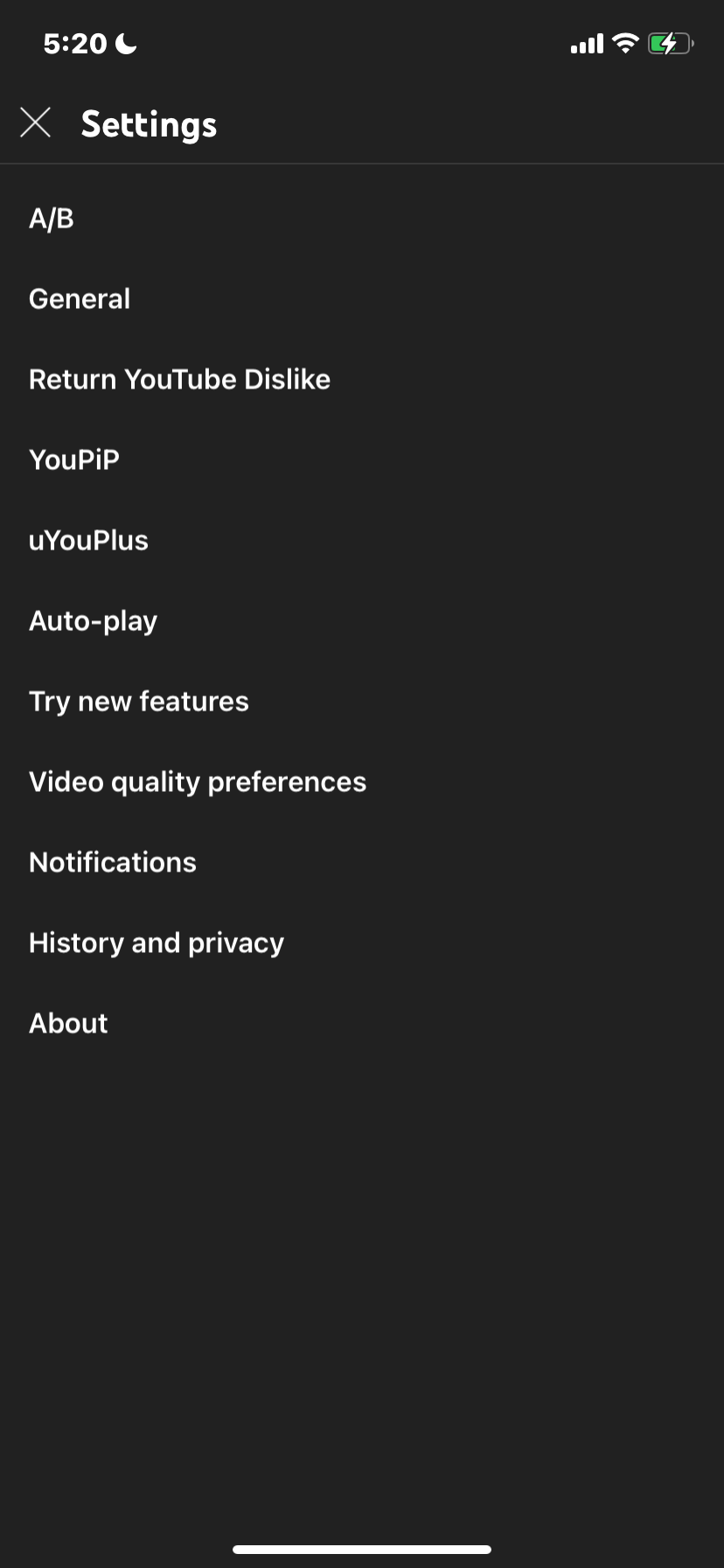 How to Install YouTube Vanced on iPhone without Jailbreak? 29 uYou___Settings