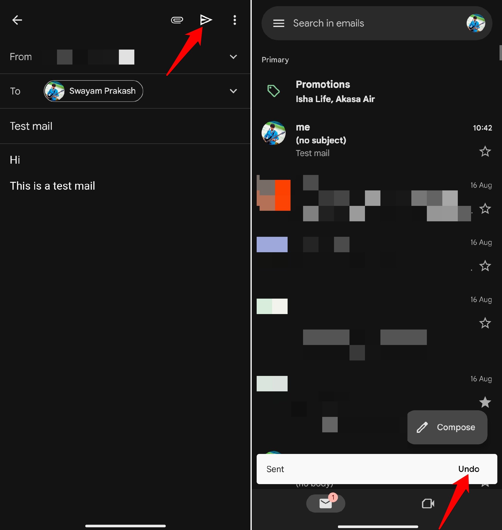 How to Recall an Email in Gmail 7 undo a sent email in Gmail app