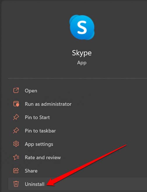 Skype is Crashing on Windows 11: How to Fix 9 uninstall Skype
