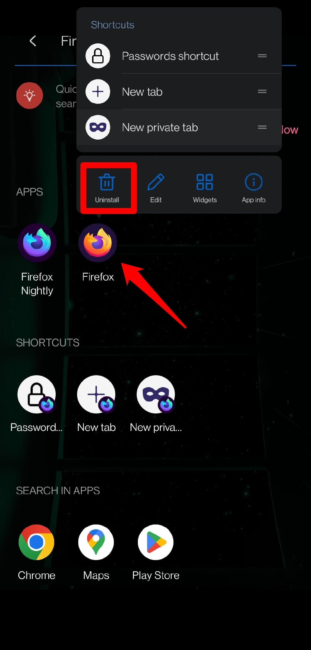 Android is Starting Optimizing Apps: How to Fix? 4 uninstall app on android device