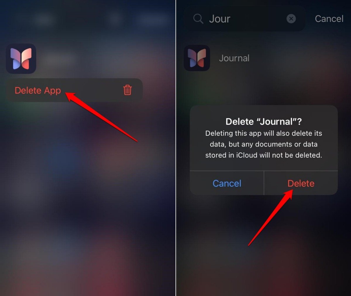 How to Fix iOS 17 Journal App Missing or Not Working on iPhone 9 uninstall journal app on iPhone