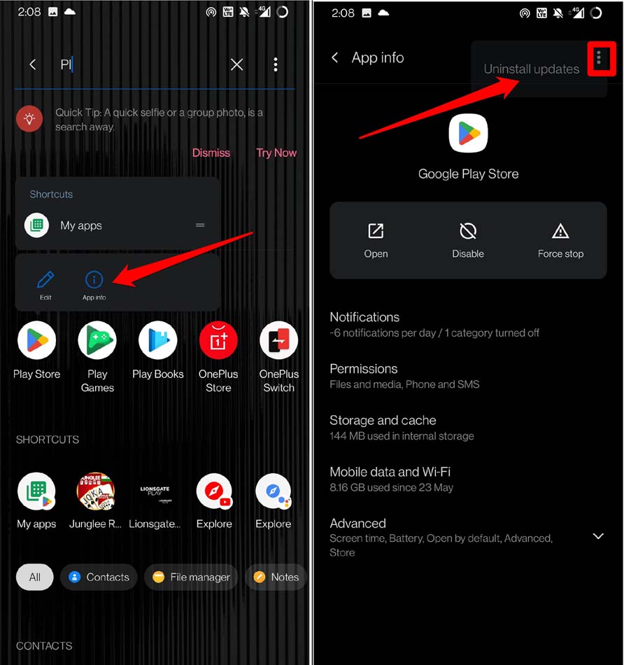 How to Fix Google Play Store 'Download Pending' Error? 6 uninstall playstore updates