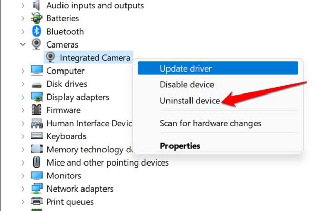 How to Fix Webcam Blur on Windows 11? 5 uninstall webcam driver