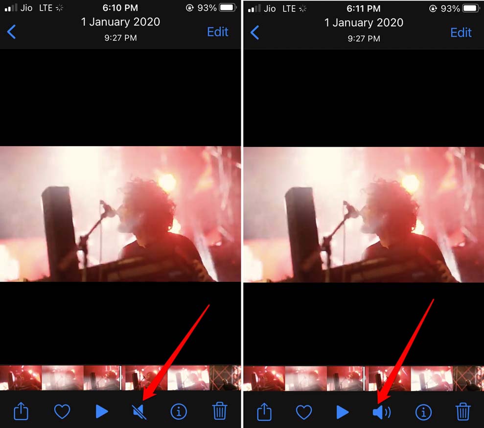 How to Fix No Audio When Recording Videos on iPhone? 2 unmute video manually