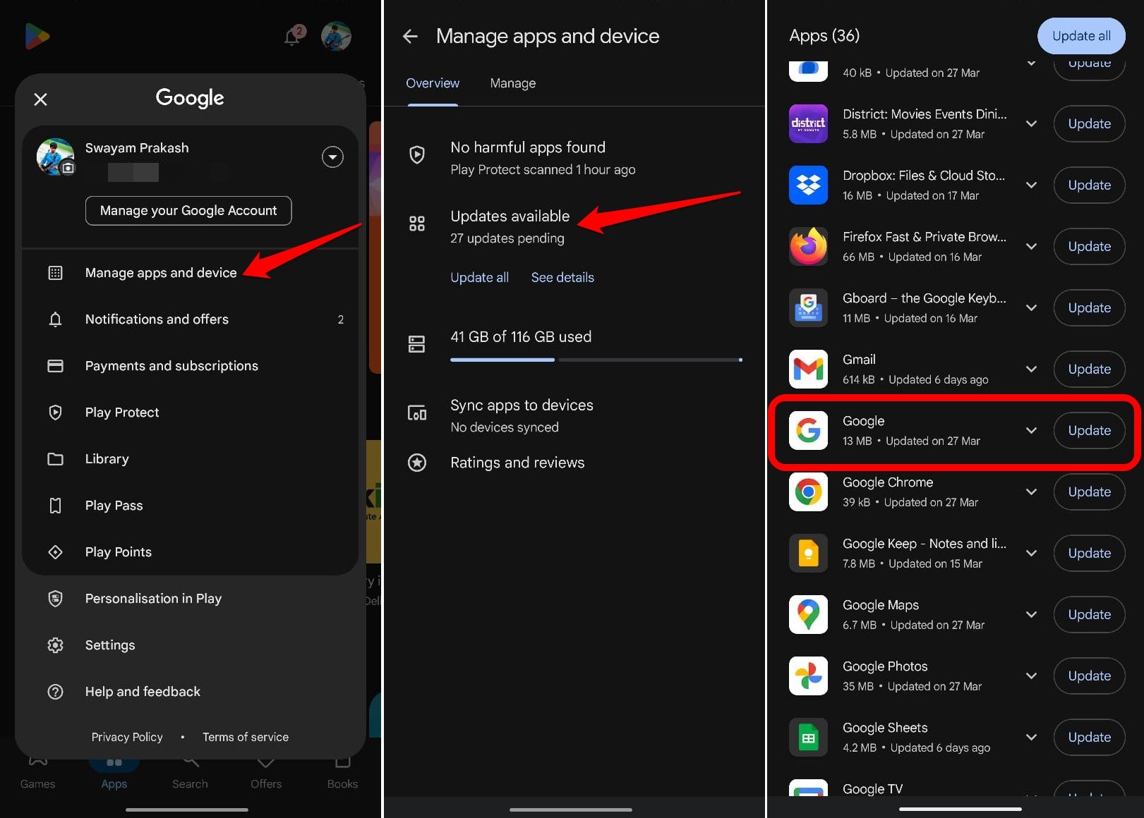 What to do if after Update your Android Phone is Slow? 2 update Google app on Android 15