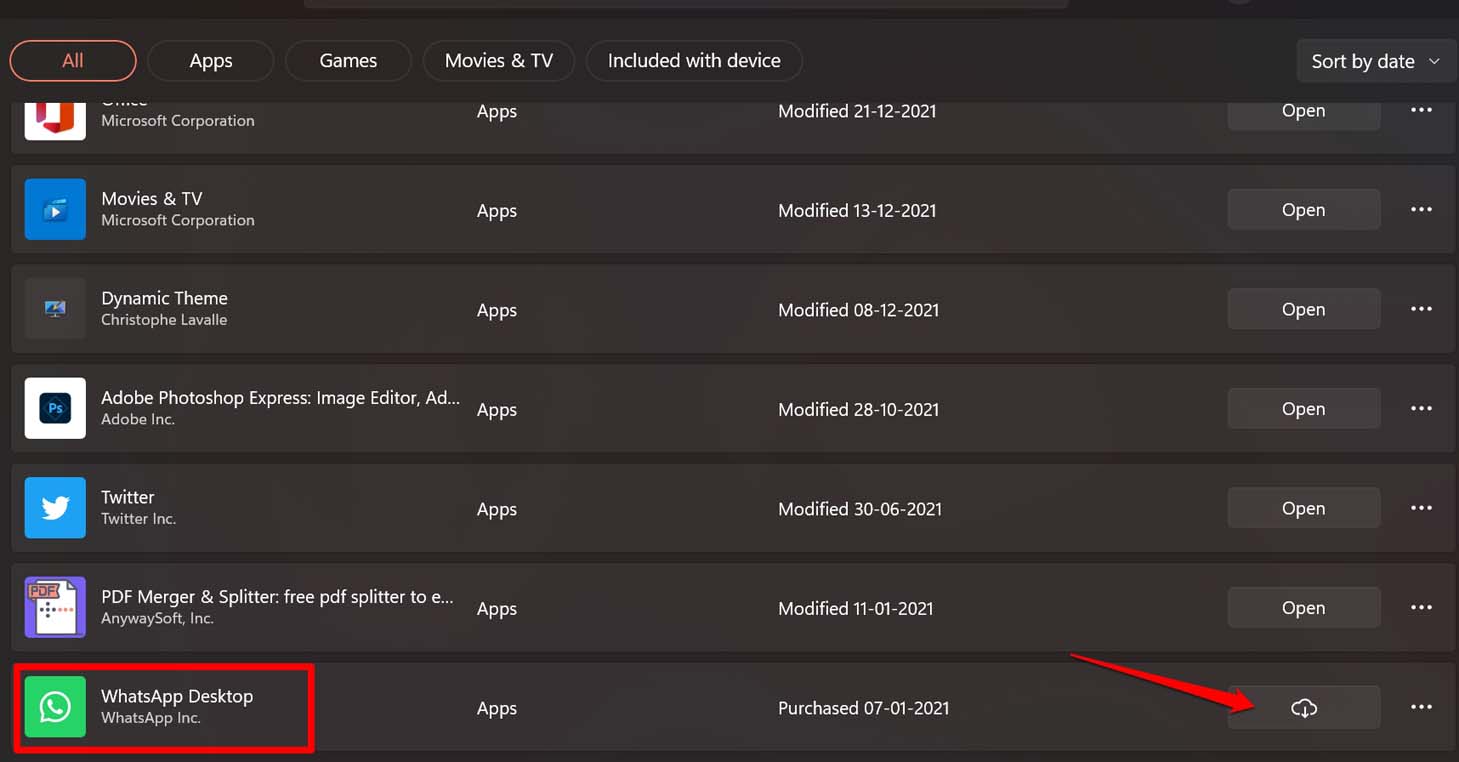 How to Fix WhatsApp for PC Video Call Not Working? 7 update WhatsApp for PC from Microsoft Store