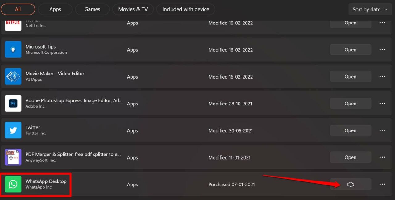 How to Update the WhatsApp Desktop on PC? 3 update Whatsapp from Microsoft Store
