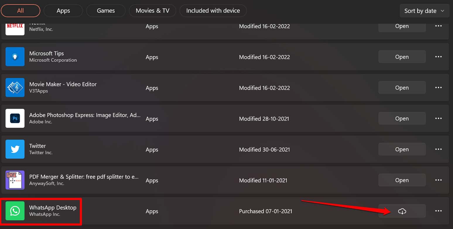 How to Fix WhatsApp Desktop is Not Downloading Images 4 update Whatsapp from Microsoft Store