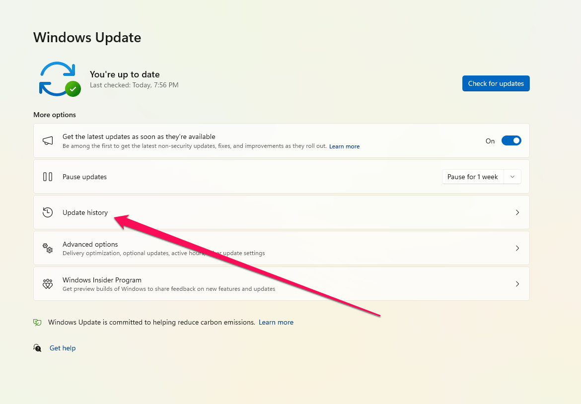 Roll back recent Windows Updates