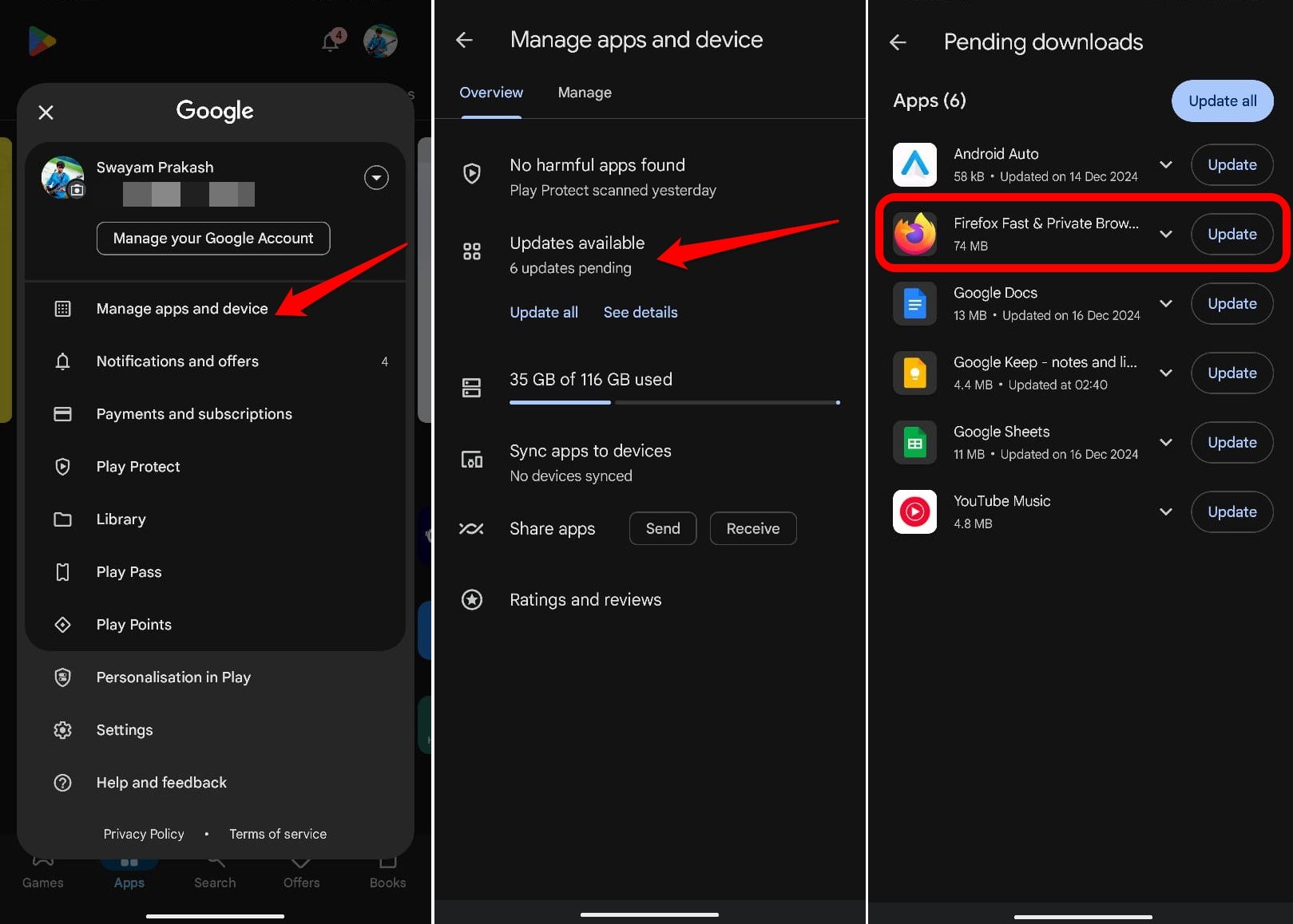 How to Fix “Oops, an error occurred! Unexpected token" during Sora Login? 7 update mozilla firefox on Android