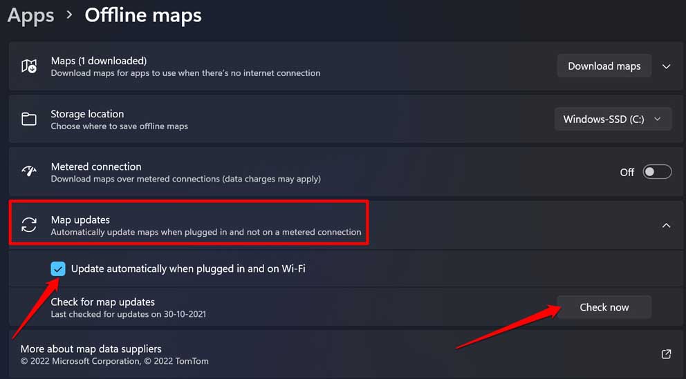 How to Use Offline Maps on Windows 11? 12 update offline maps in Windows 11