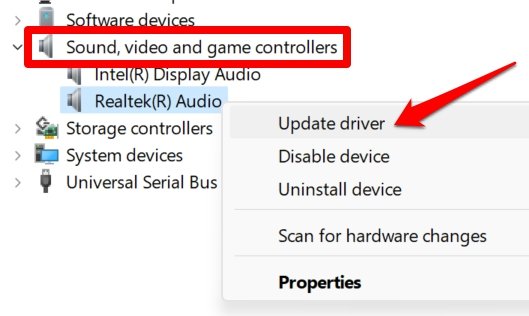 How to Fix HDMI Audio Not Working in Windows 11? 6 update sound driver