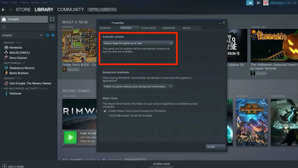 How to Fix Hazel Sky Keeps Crashing on PC? 10 Make Sure The Game is Updated