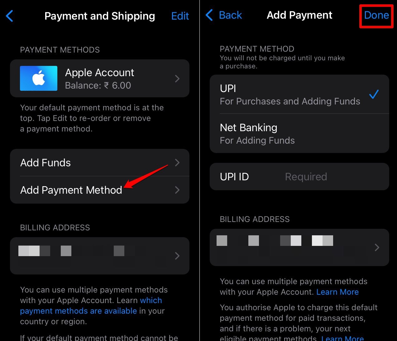 How to Turn Off Verification Required on App Store 6 update the payment method iPhone settings