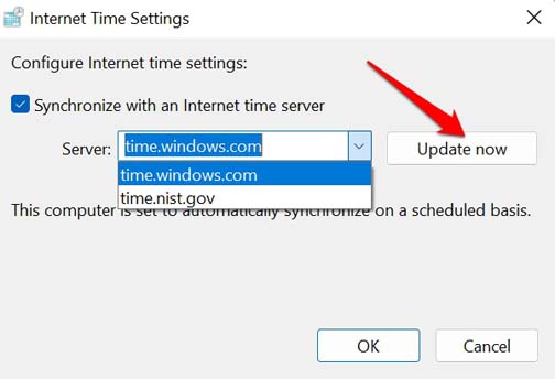 How to Fix Windows 11 Time Not Updating? 12 update time server