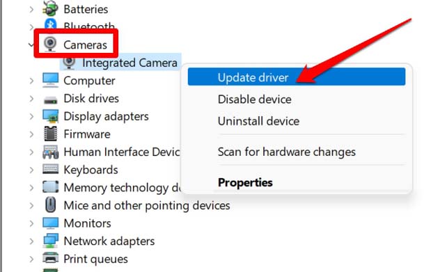 How to Fix Webcam Blur on Windows 11? 4 update webcam driver