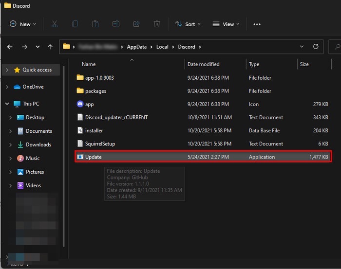 update discord windows