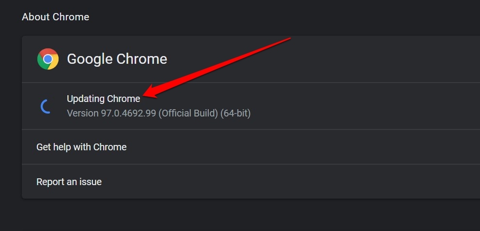 How to Fix Images Not Loading in Chrome? 12 updating Chrome browser manually