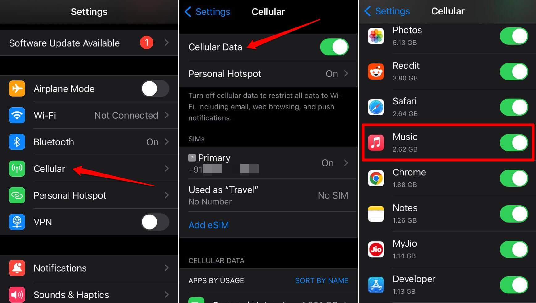 How to Fix Apple Music Station Not Working on iPhone 6 use Apple Music with cellular data on iPhone