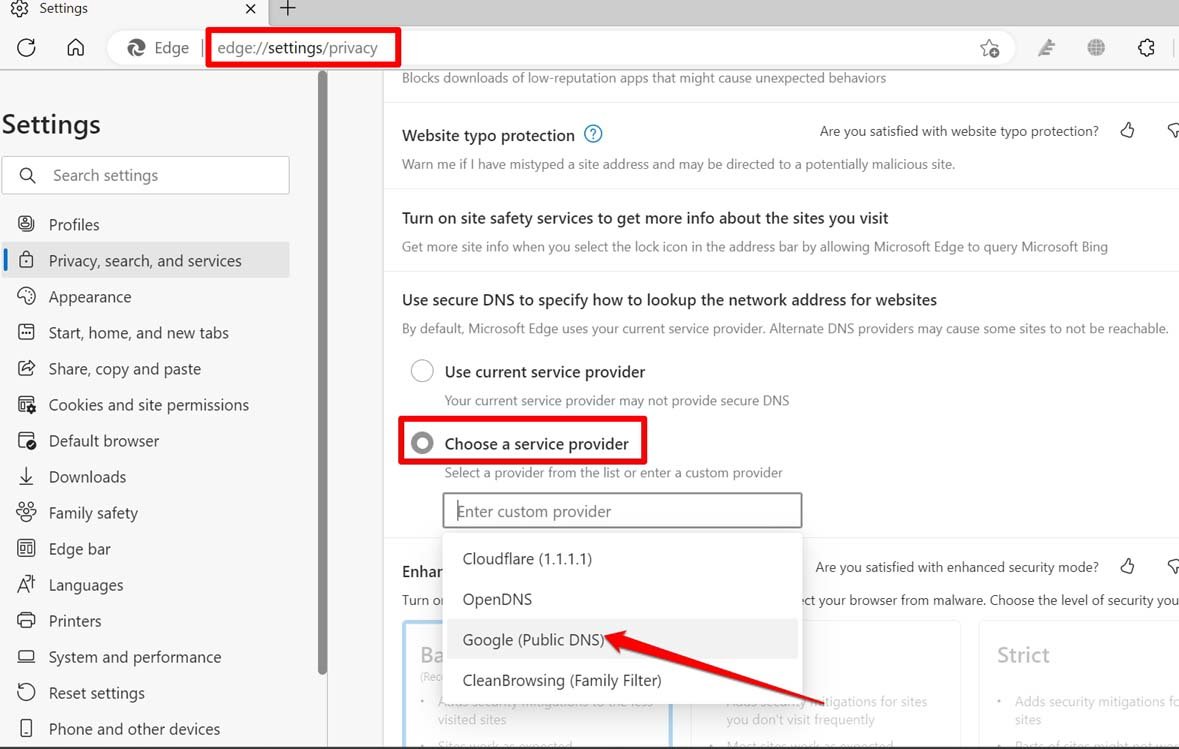 How to Increase Download Speeds in Microsoft Edge for Windows? 9 use Google DNS on Edge Browser