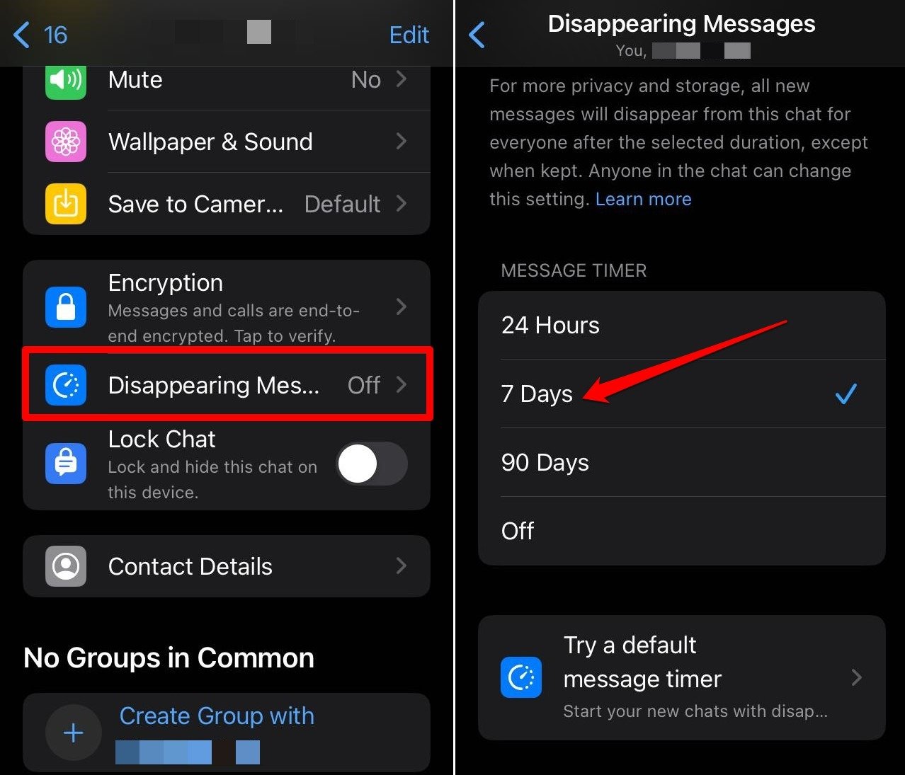How to Auto Delete WhatsApp Messages 4 use disappearing messages feature on WhatsApp iOS