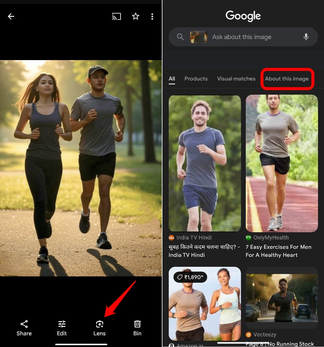 Is This Image AI-Generated? Here's How to Find Out 5 use google lens to check if an image is edited with AI