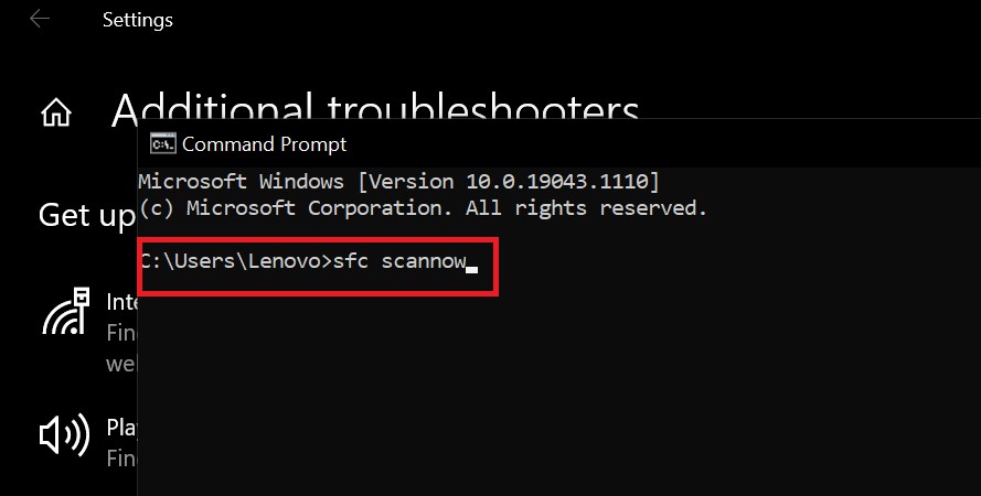BSOD Error 0X00000154: How to Fix it on Windows 11 4 use sfc scannow to fix windows 10 error 0x80240016