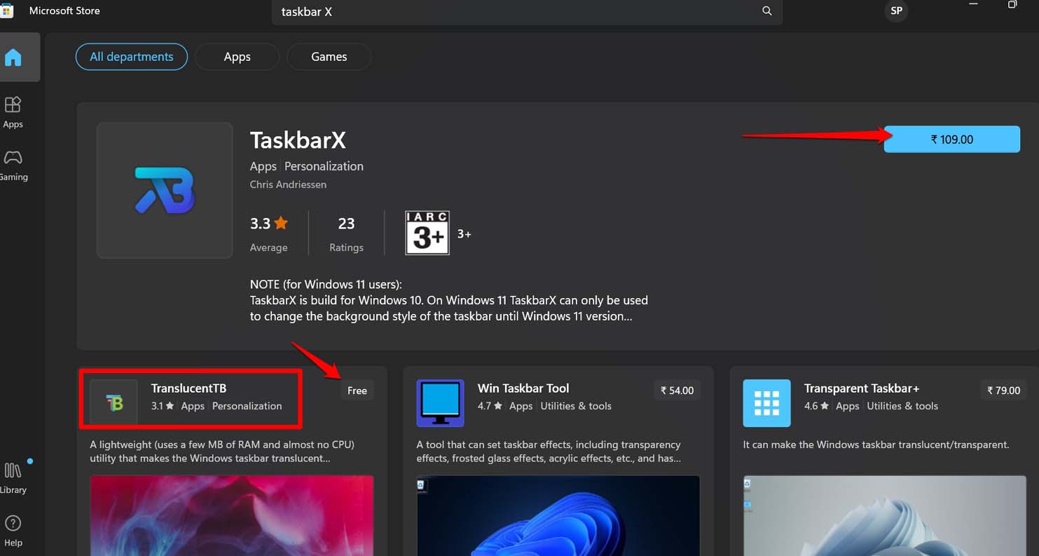 How to Make Windows 11 Taskbar Transparent? 13 use third party apps to make the taskbar transparent