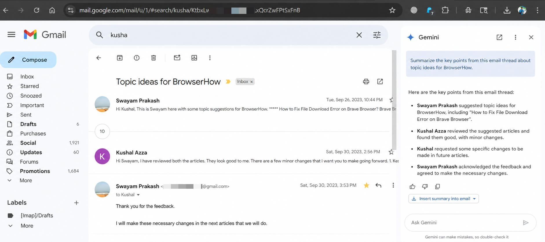 Gemini is on everything now and here’s what I actually use it for 2 using Google Gemini AI to summarize emails in Gmail