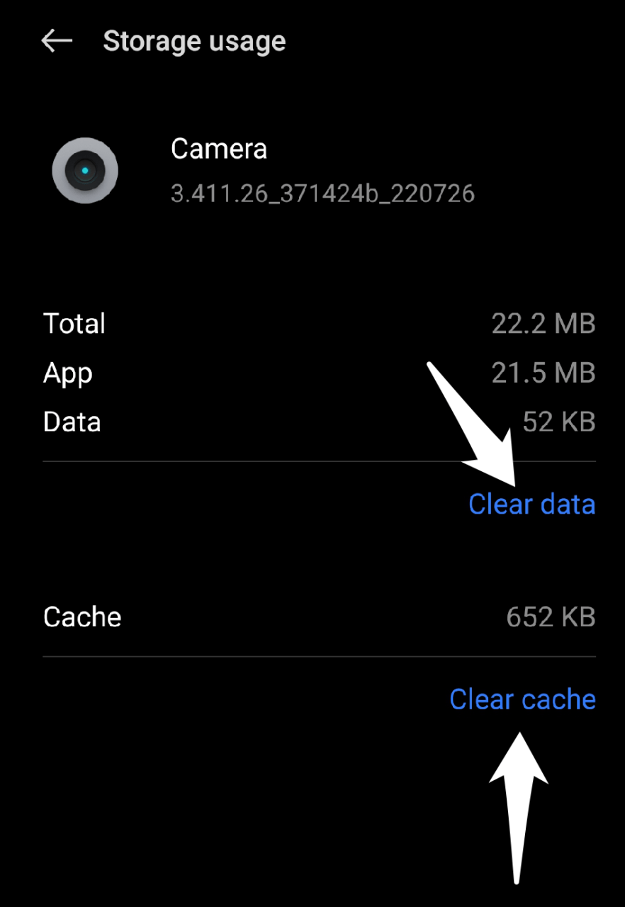 Clear data