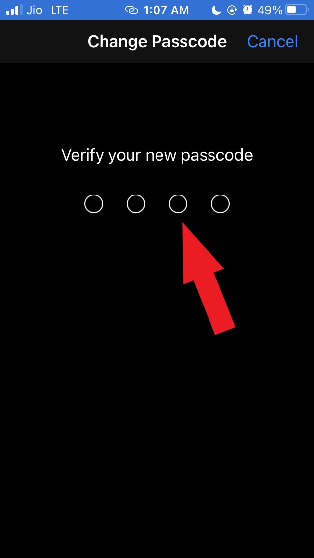 How to Switch to Four-Digit Passcode on iPhone and iPad? 8 verify new four-digit passcode