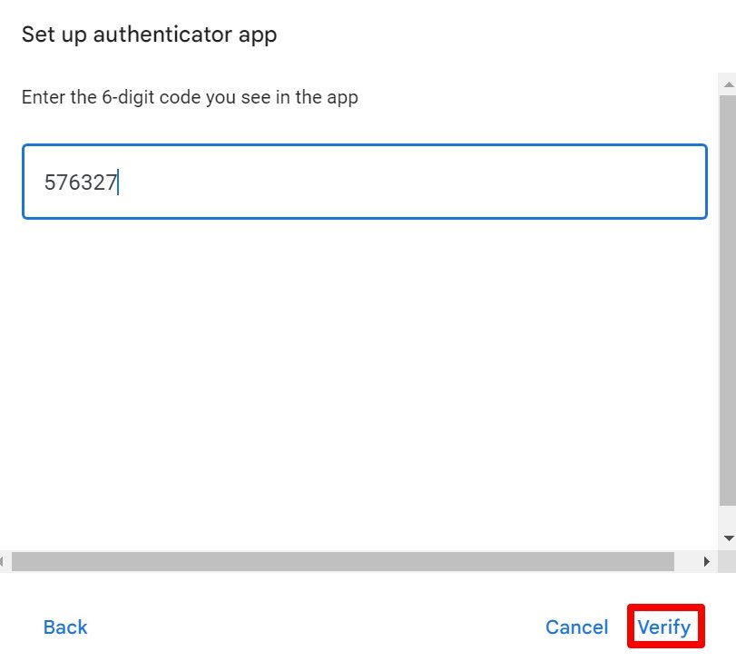 How to Use Google Authenticator on Windows PC 7 verify the authenticator app