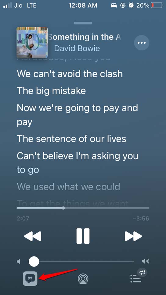 How to Fix Apple Music Lyrics No Working on iOS 15? 2 view Apple Music lyrics