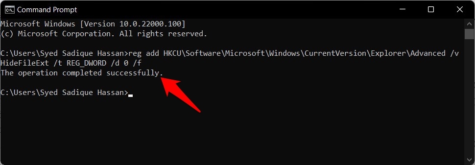 How to Check File Extensions in Windows 11? 7 view file extensions in windows 11 via command prompt