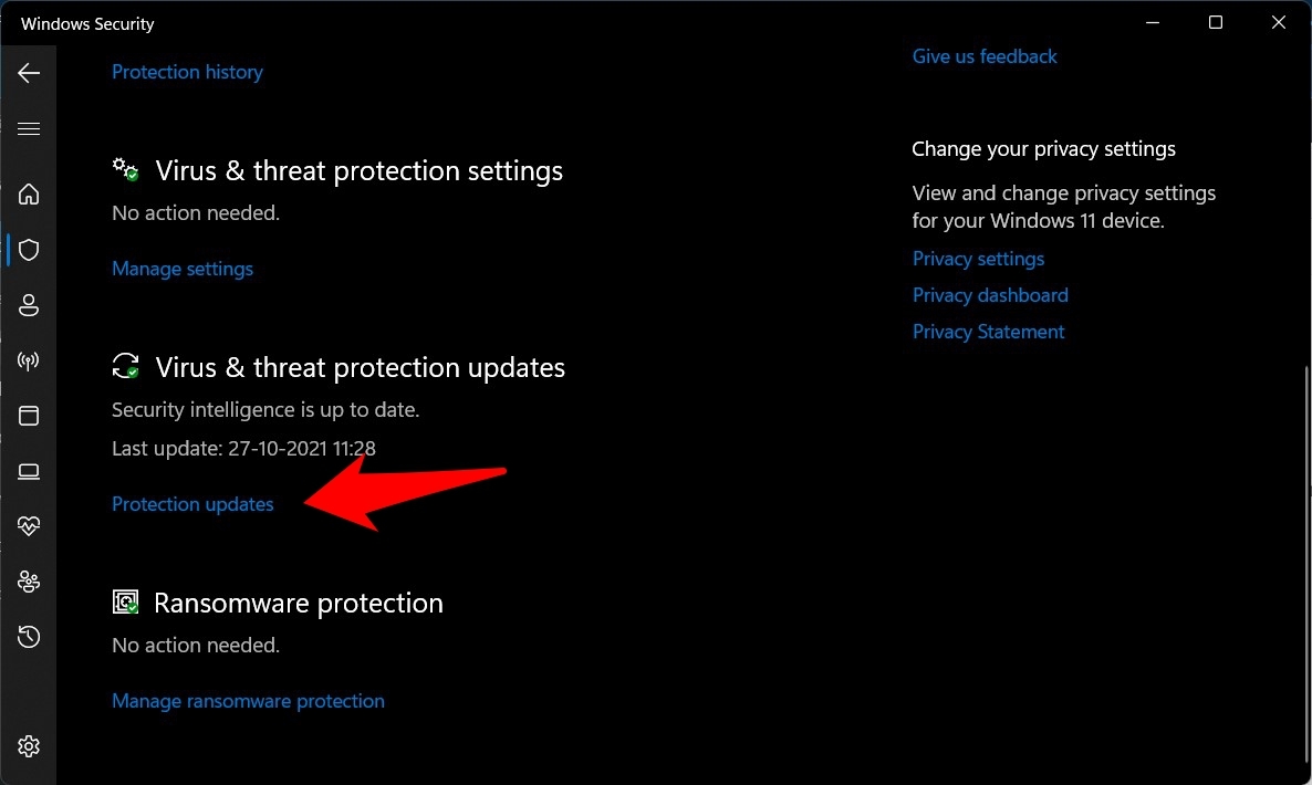 How to Fix Windows 11 Defender Security Keeps Turning OFF? 3 virus and threat protection updates windows 11