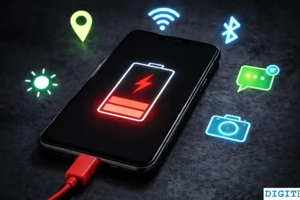 what drains android battery