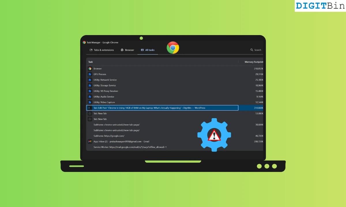 Chrome is Using 14GB of RAM on My Laptop – What's Actually Happening? 1 why Chrome uses so much RAM