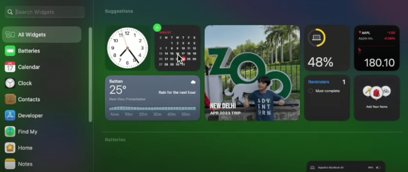 How to use iPhone Widgets on Mac? 7 explore the all-new widget library on Mac