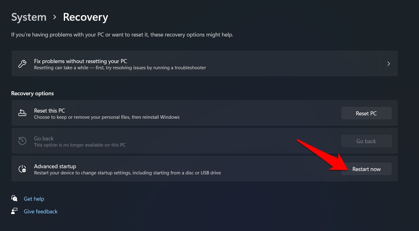 How to Fix Recovery Error Code 0xc00000e9 on Windows 11? 9 windows 11 advanced startup