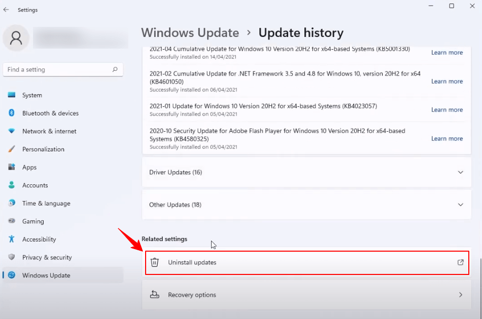 How to Roll Back Updates on Windows 11? 5 windows setting 4