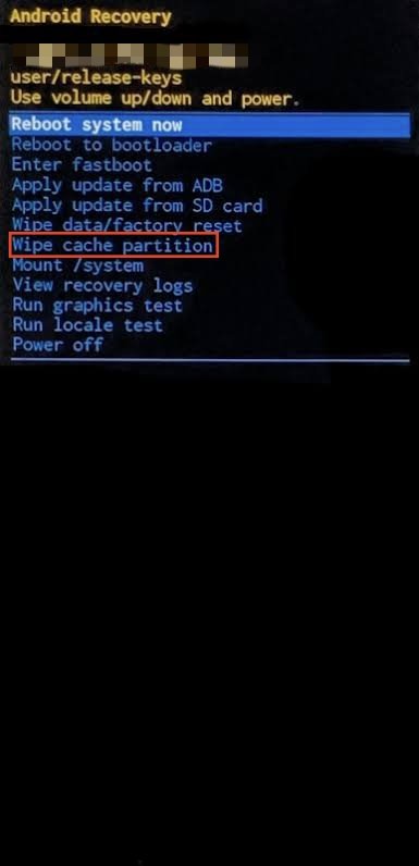 wipe data-factory reset