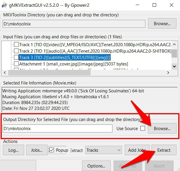 Extract Hardcoded Subtitles from Video on Windows PC 6 you need to specify the Output Directory, i.e the location where you want the extracted subtitles file. You may use the Browse button for the same