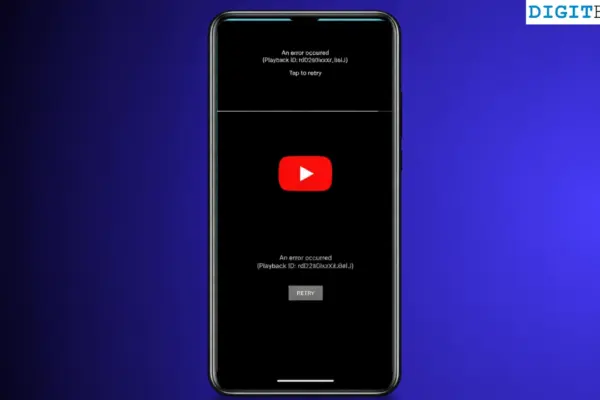 youtube an error occured tap to retry fix